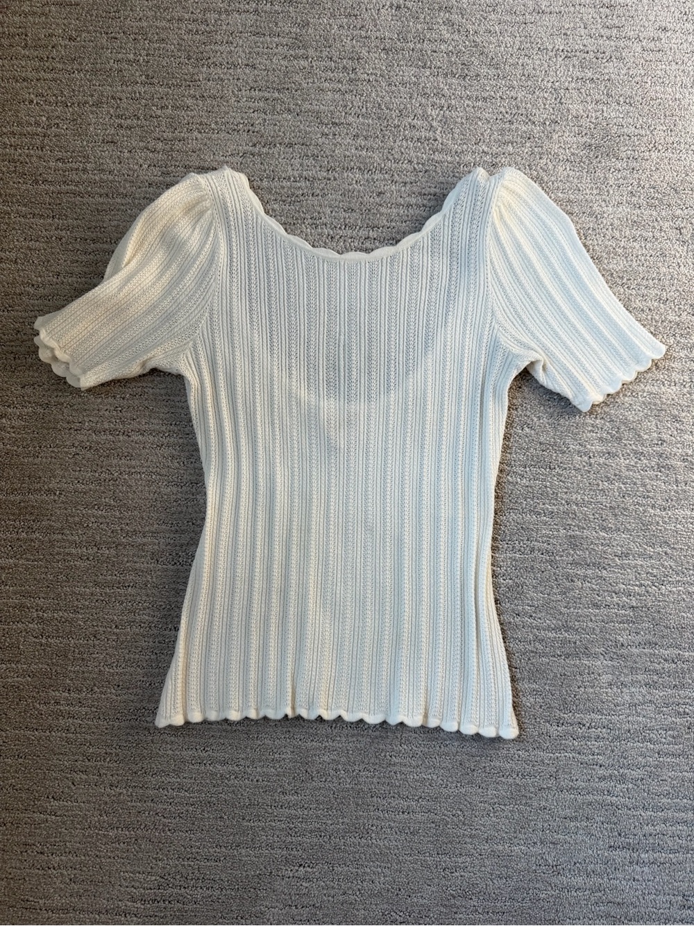 Sézane scoop neck and low back knit